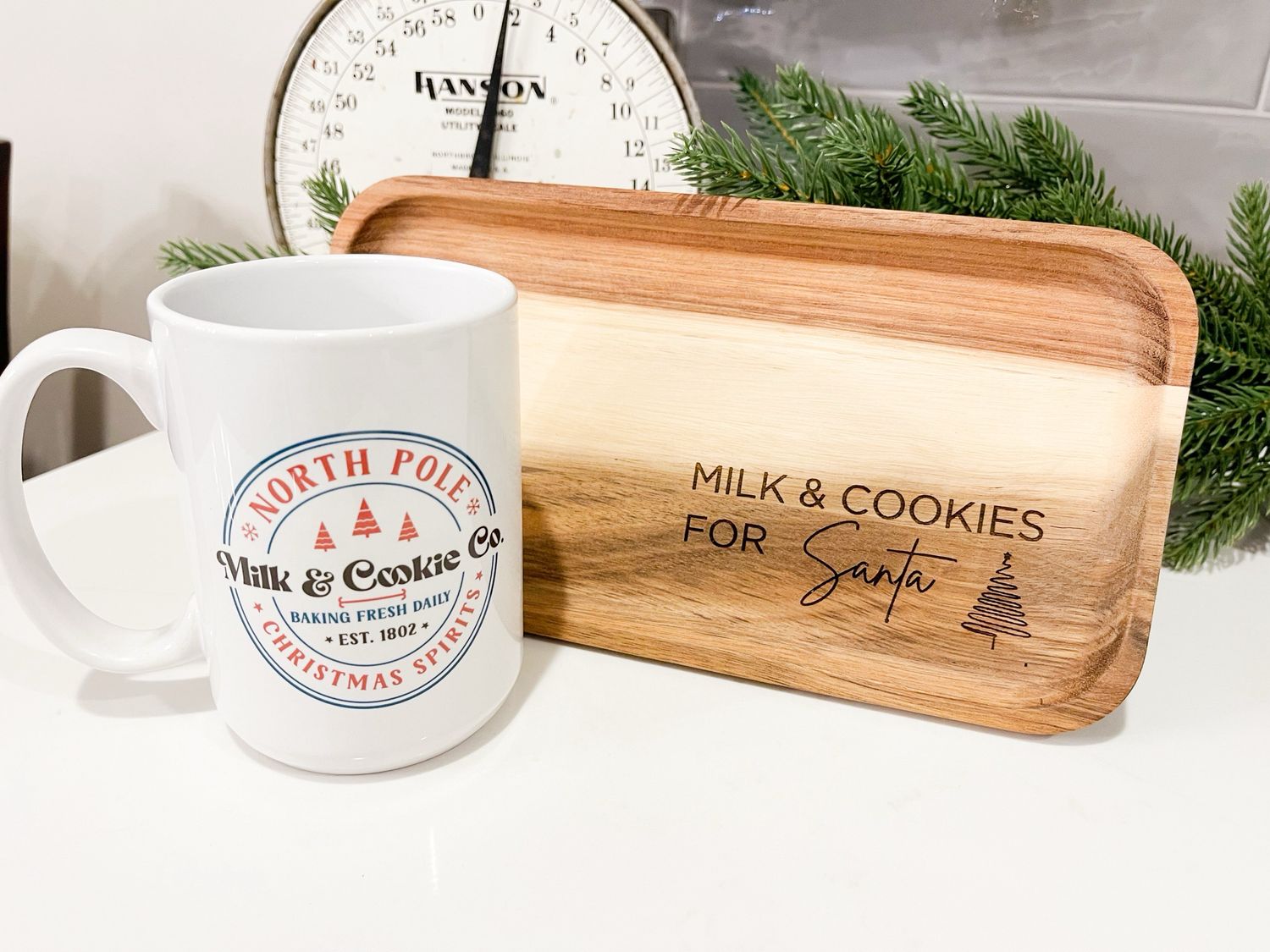 MILK AND COOKIES FOR SANTA SET
