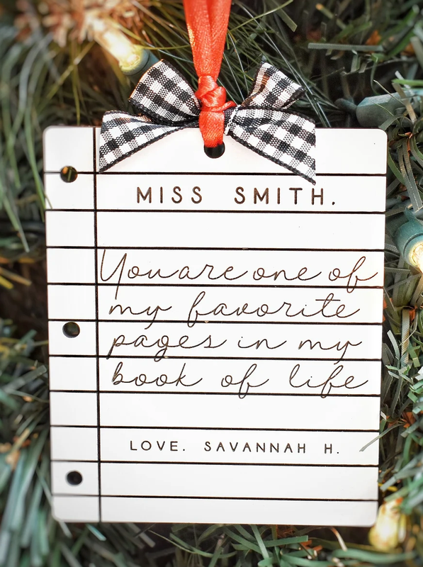 LOOSE LEAF ORNAMENT