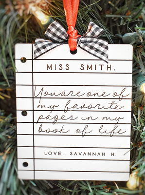 LOOSE LEAF ORNAMENT