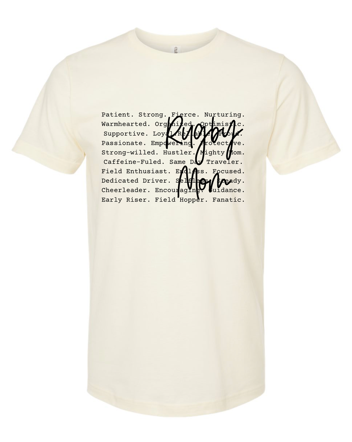 RUGBY MOM WORD COLLAGE