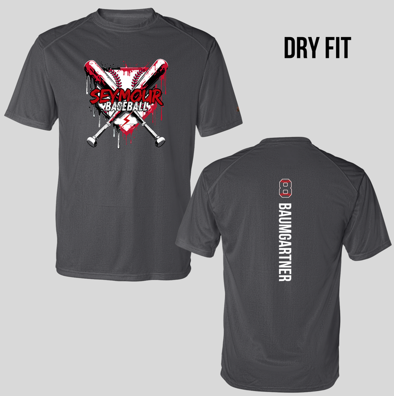 SEYMOUR BASEBALL DRY FIT SHORT SLEEVE