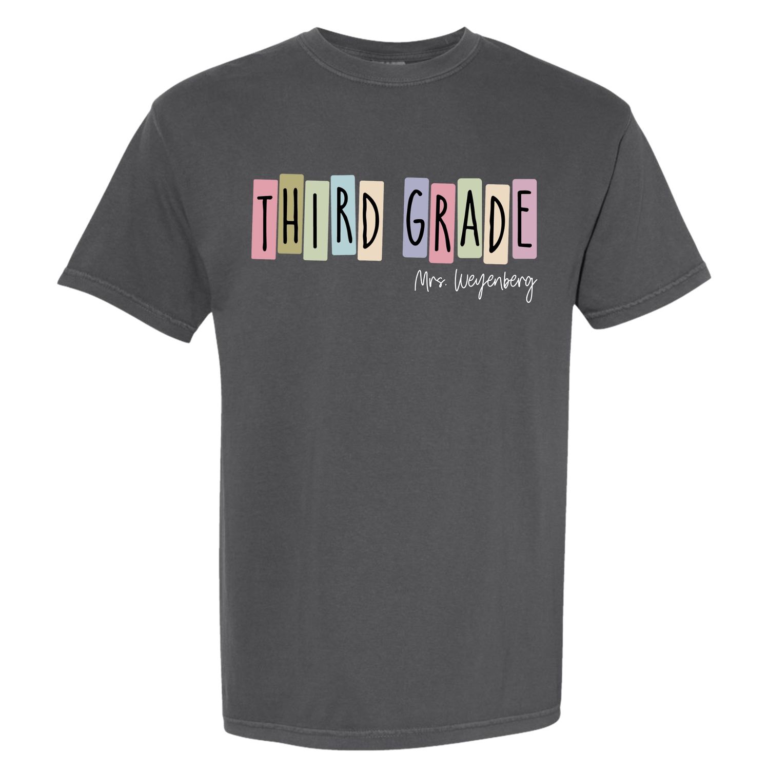 PERSONALIZED THIRD GRADE TEE