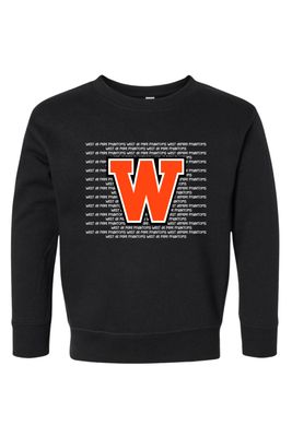 ORANGE W WITH LINE TEXT  - YOUTH