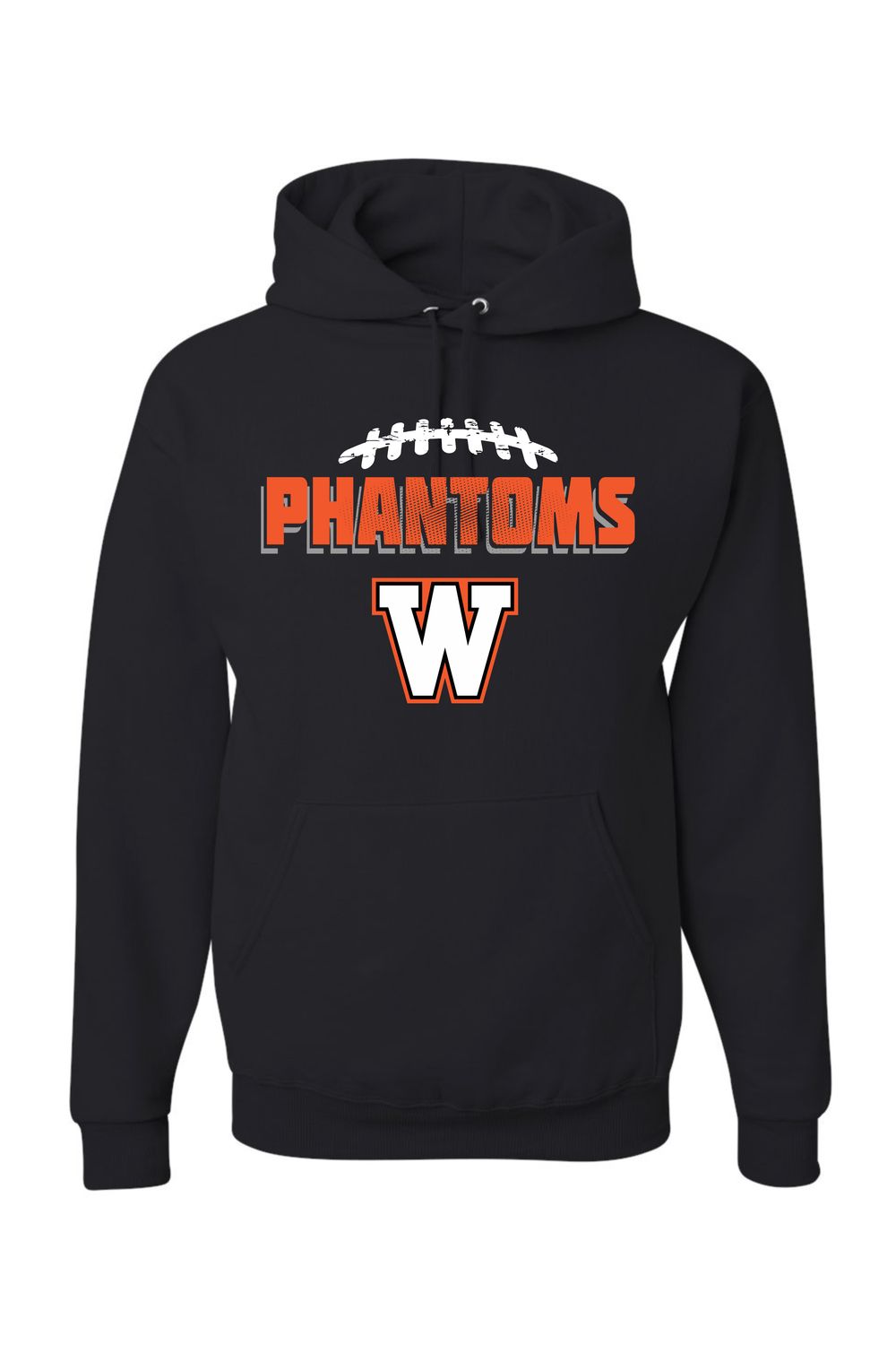 DISTRESSED PHANTOMS W/ W LOGO + FOOTBALL LACES - ADULT