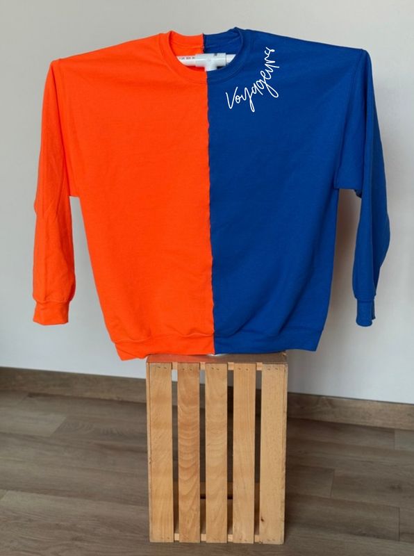 HALF + HALF SWEATSHIRT