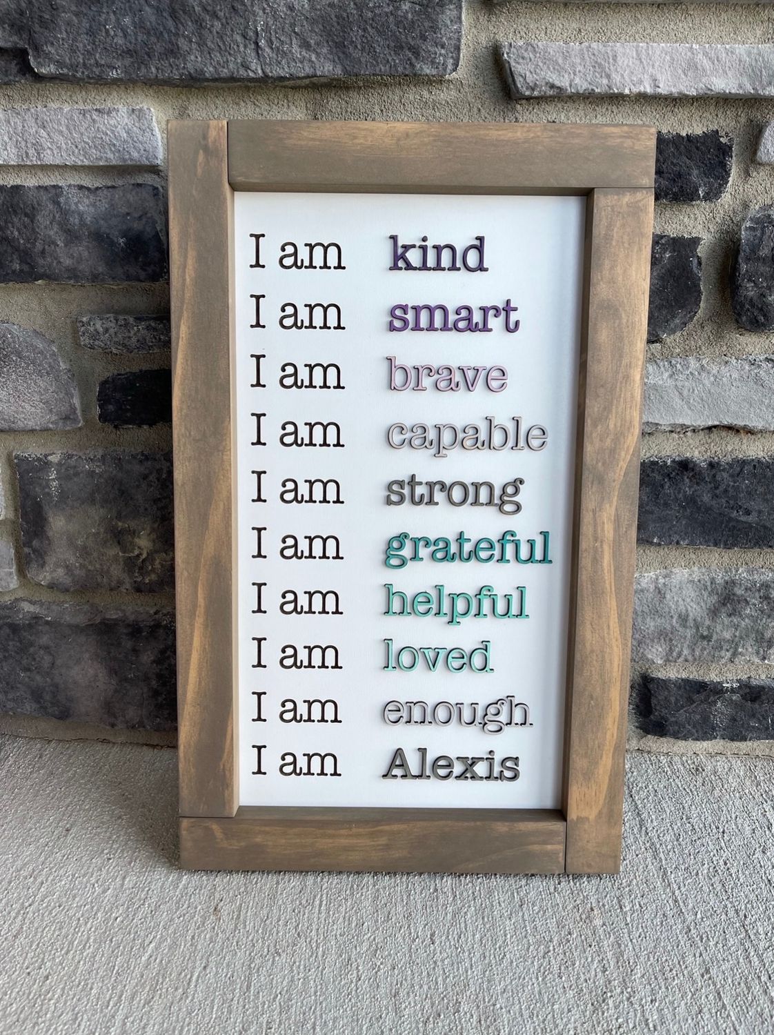 POSITIVE AFFIRMATION SIGN
