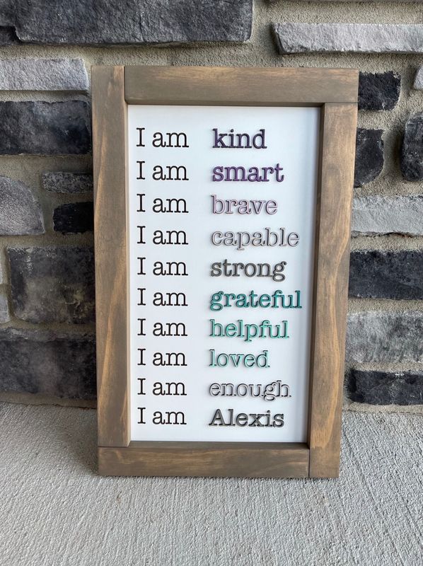 POSITIVE AFFIRMATION SIGN