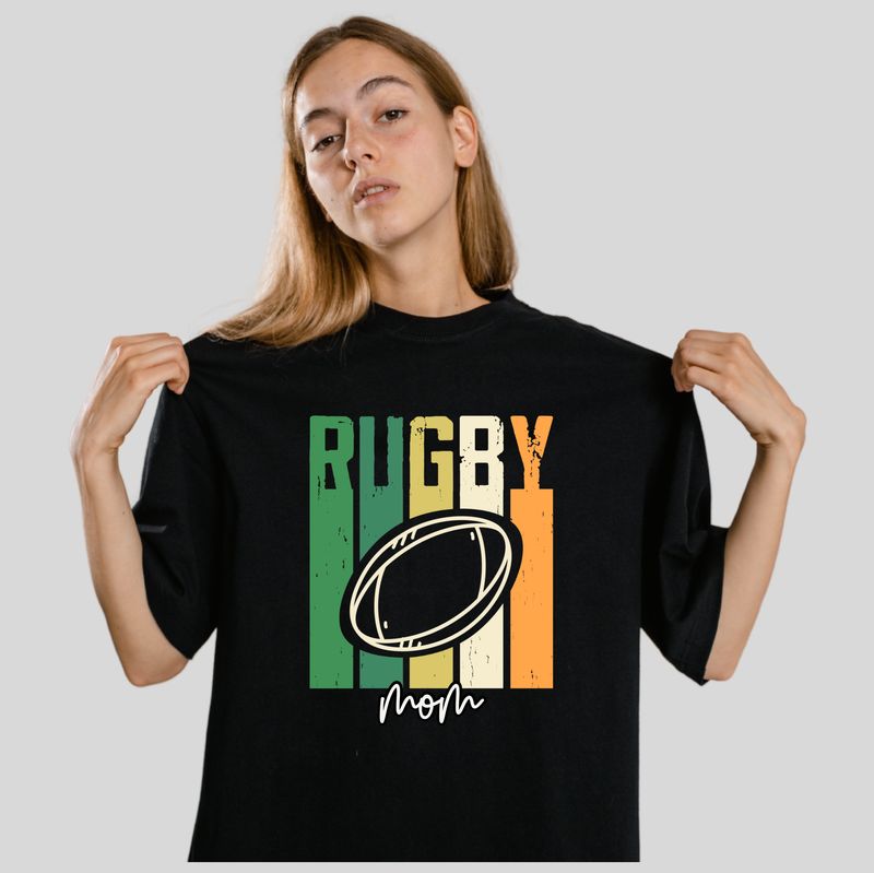 RUGBY MOM W/BALL