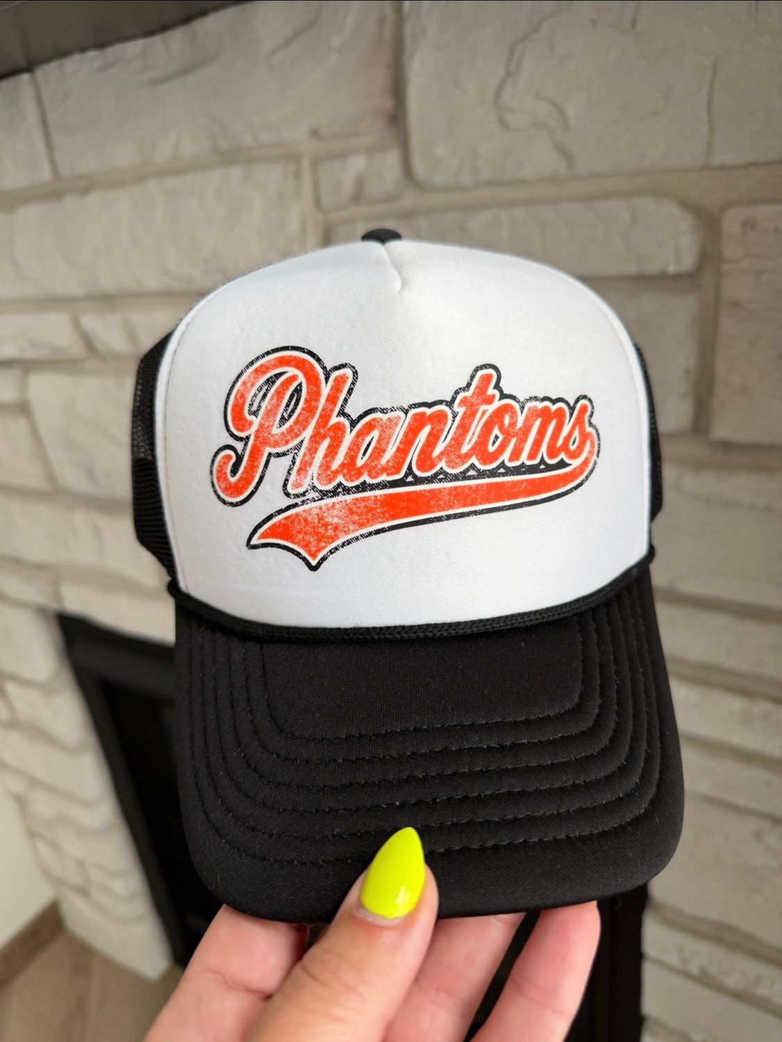 DISTRESSED PHANTOMS TRUCKER HAT
