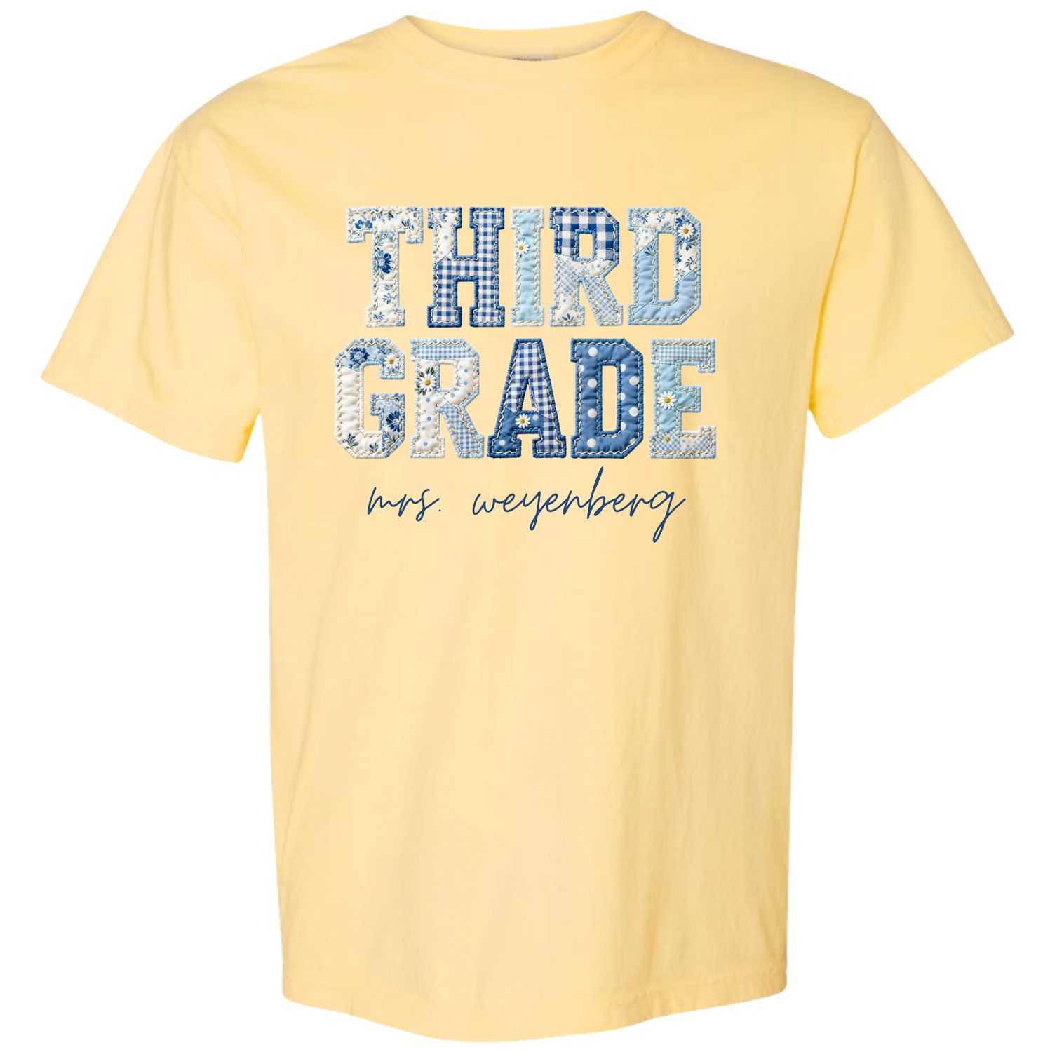 THIRD GRADE PATCHWORK TEE
