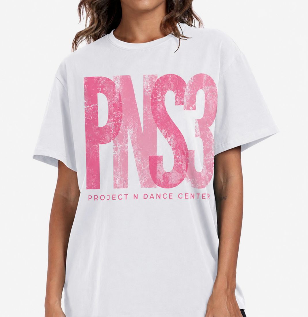 WOMEN'S OVERSIZED WHITE TEE