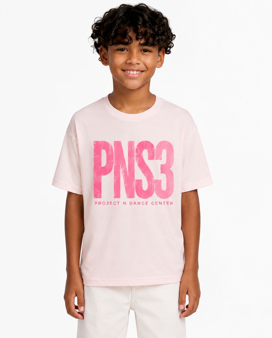 KIDS BOXY PINK SHORT SLEEVE