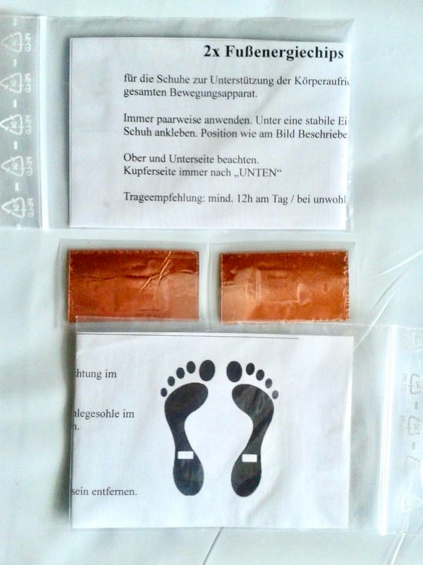 Fussenergiechips / Paar
