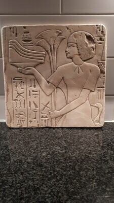 Wanddecoratie gips Egyptische hiërogliefen