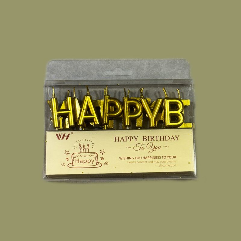 Bougie Happy Birthday