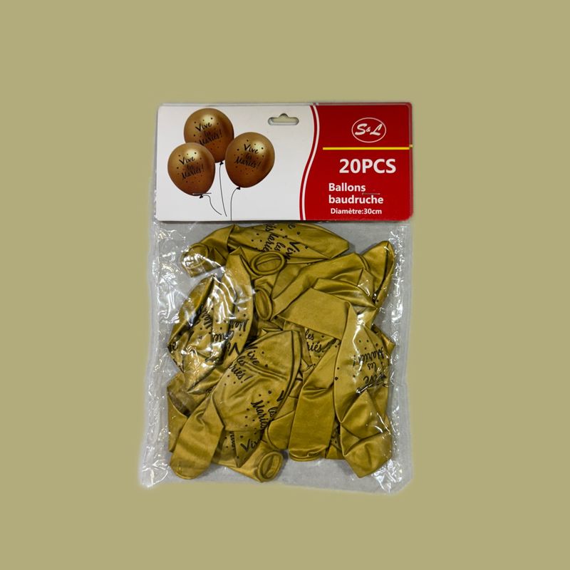 Ballon &quot;Vives les Mariés&quot;