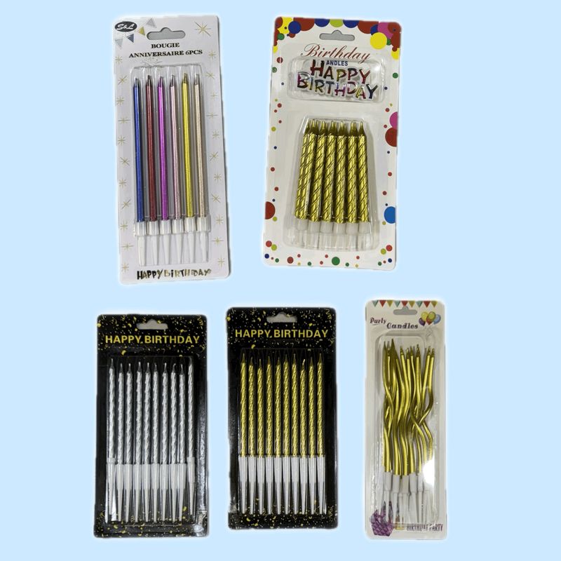 Bougie bâton métallique