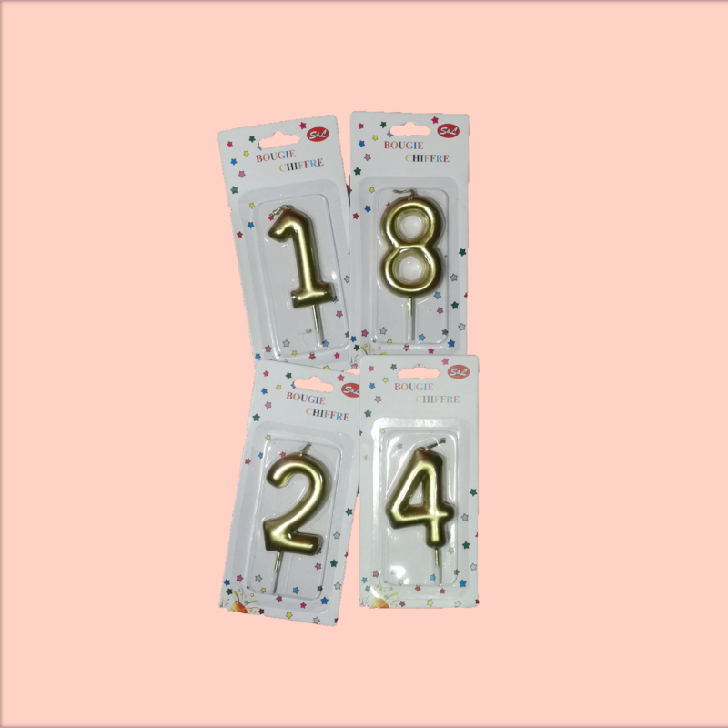 Bougie chiffre