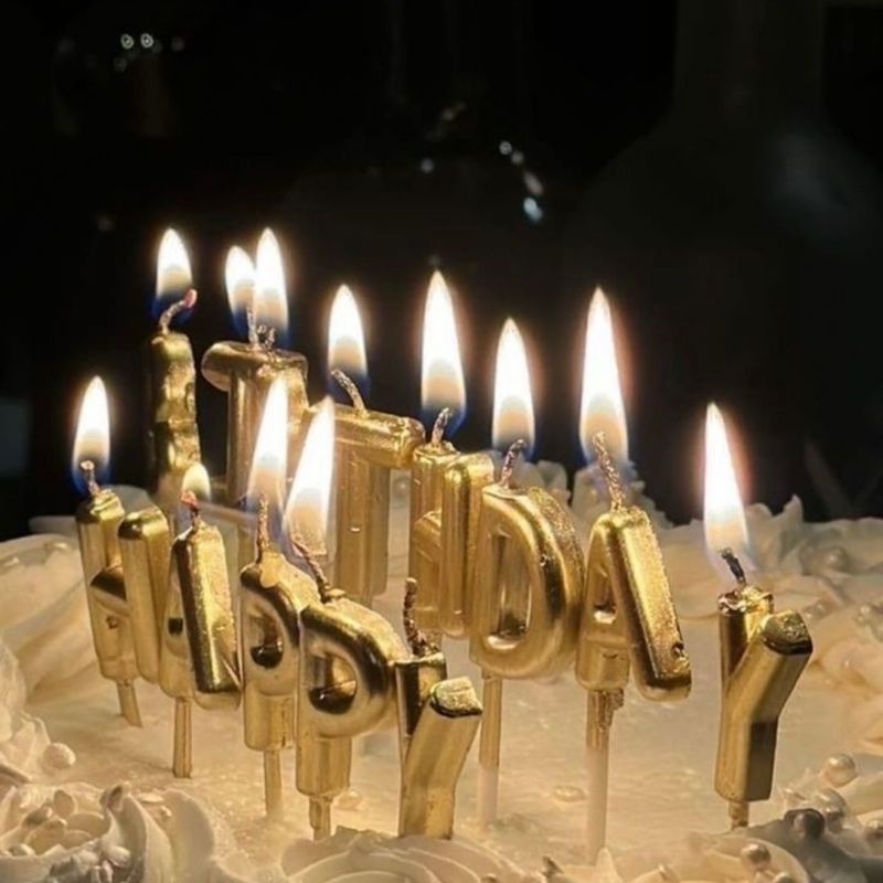Bougie Happy Birthday