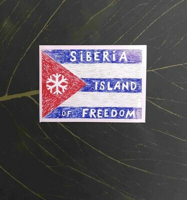 Стикер "Siberia Island of Freedom"