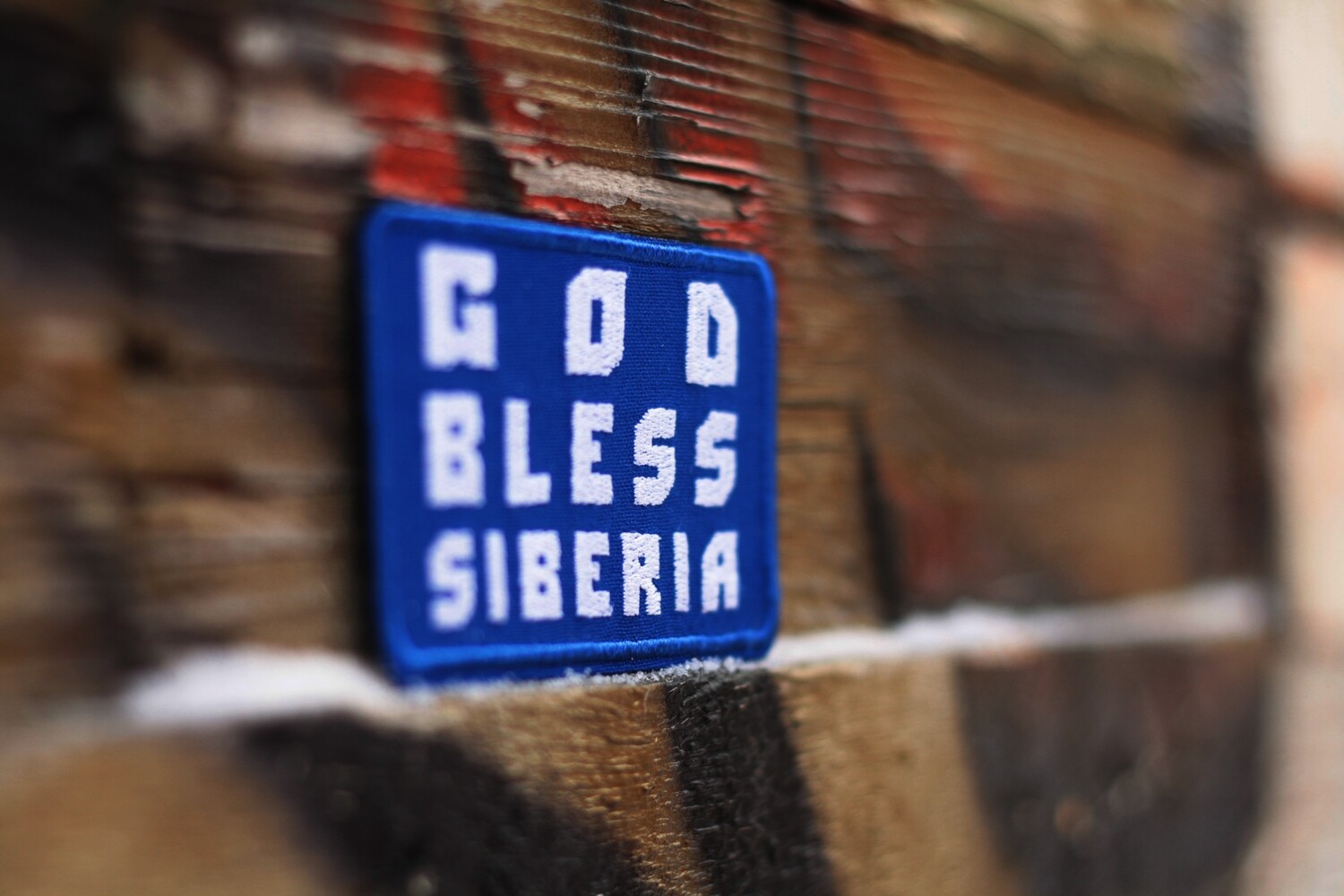 Нашивка "God Bless Siberia"