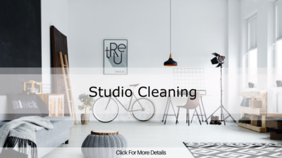 Studio Cleaning, One Bath + More Options