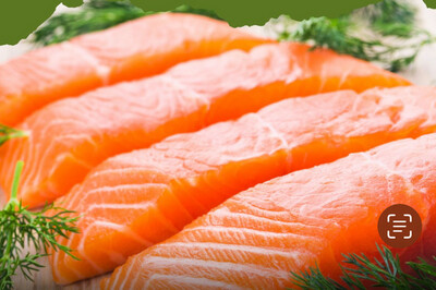 4 portion Pack Salmon Steaks (200g)) Kosher 