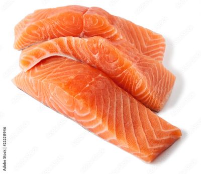 4 Portion Pack Salmon Uncooked Steaks (125g x4 = 500g)KOSHER/ HALLAL