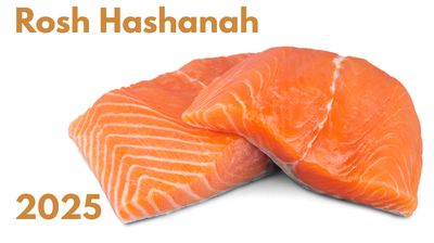 RH 5 Portion Pack Salmon – Uncooked Steaks (200g X 5 = 1kg) Kosher.