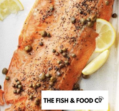 Norwegian hot Smoked Salmon Portions 100g KOSHER/HALAL (Individually Wrapped)