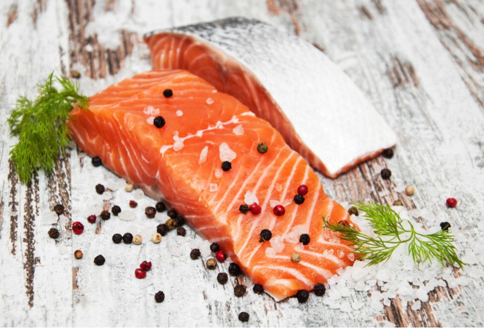 Norwegian Salmon Uncooked Steaks (125g x4 = 500g)KOSHER/ HALLAL