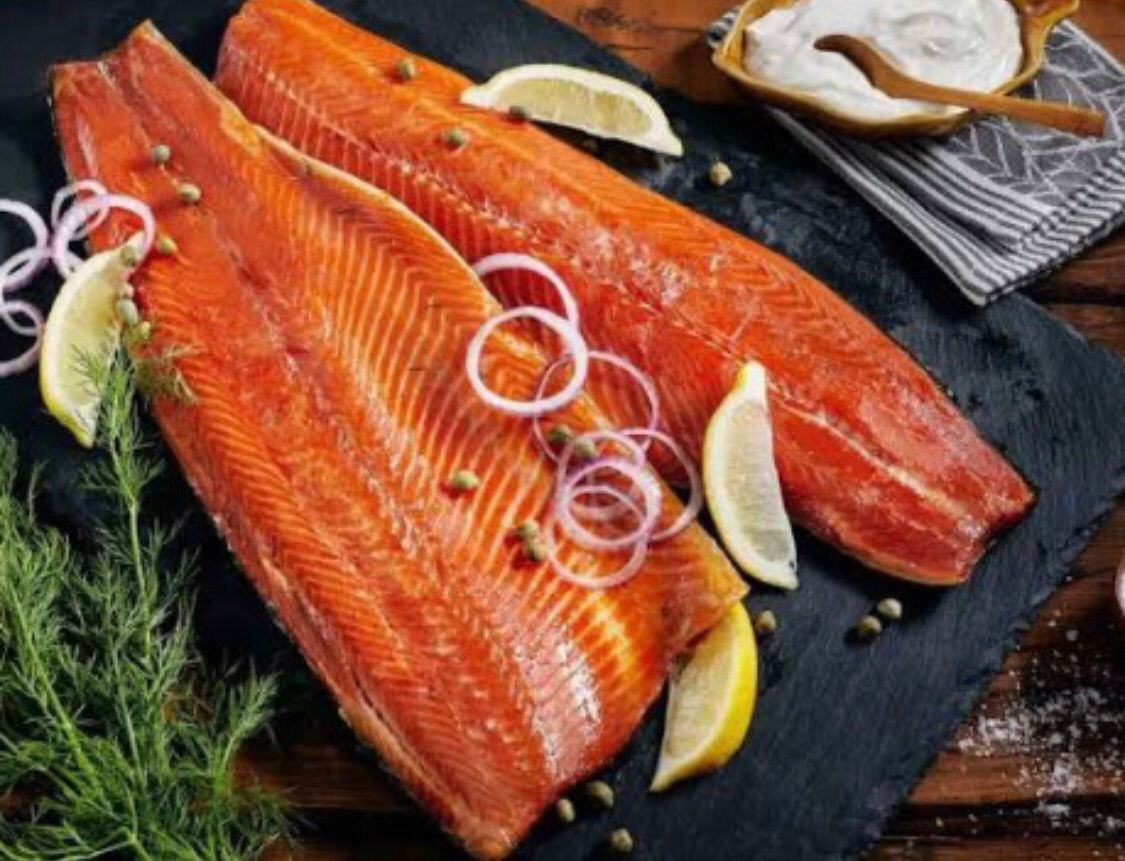 🟩Hot Smoked Trout Plain - Norwegian (Approx 300g-350g) KOSHER/HALAL