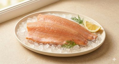 Raw Trout Fillets Fillet