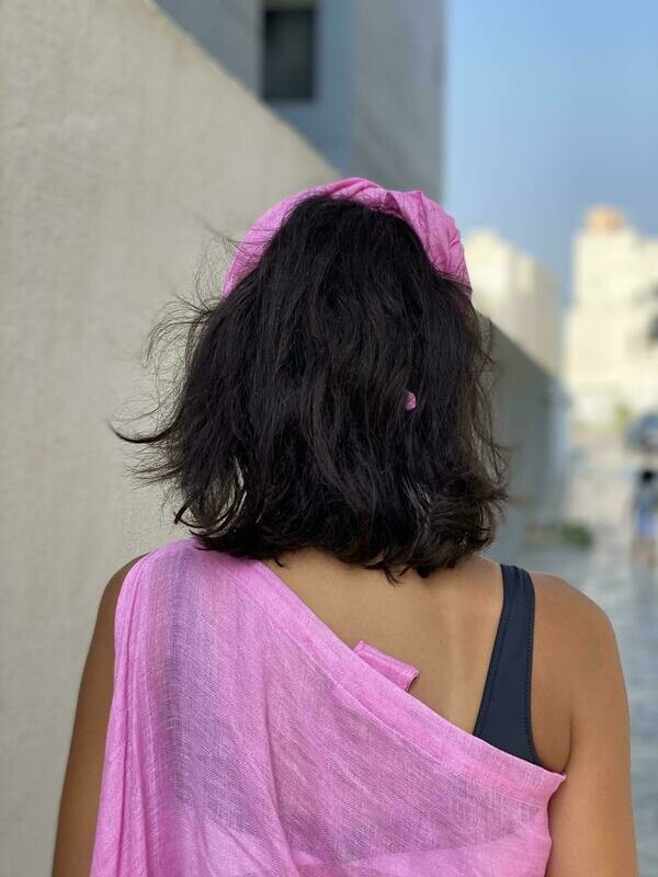 Topaz headband- Pink