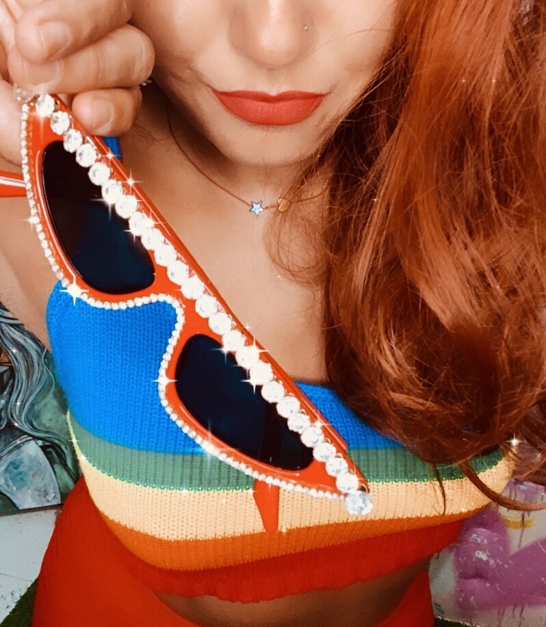 Bling-Bling *Red Hot Sunglasses