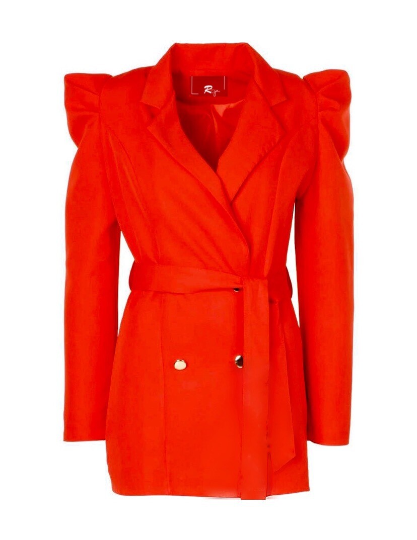 Roja. Puff Shoulder Blazer
