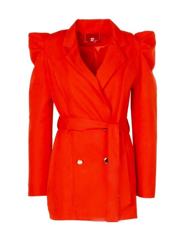 Roja. Puff Shoulder Blazer