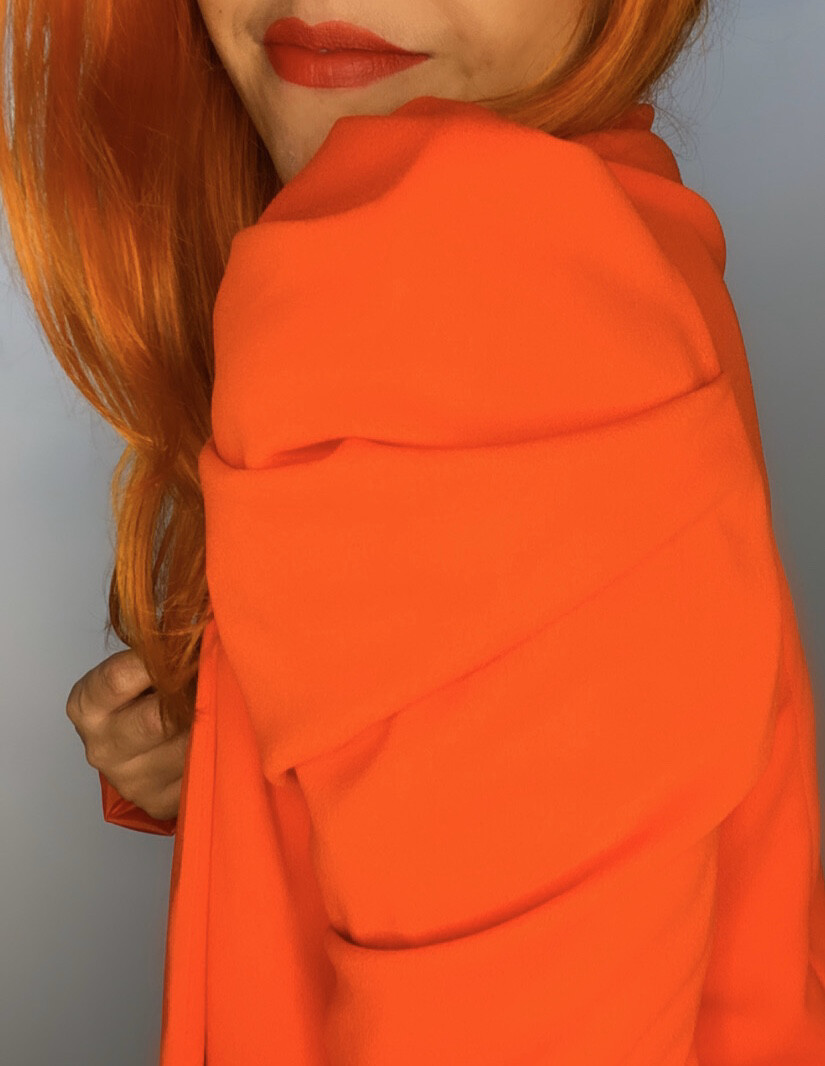 Red-Orange Vibes Blazer