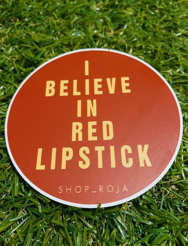 I BELIEVE IN RED LIPSTICK