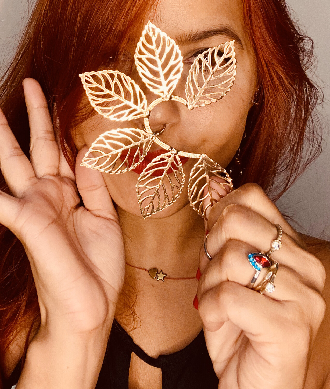 Gold leaves