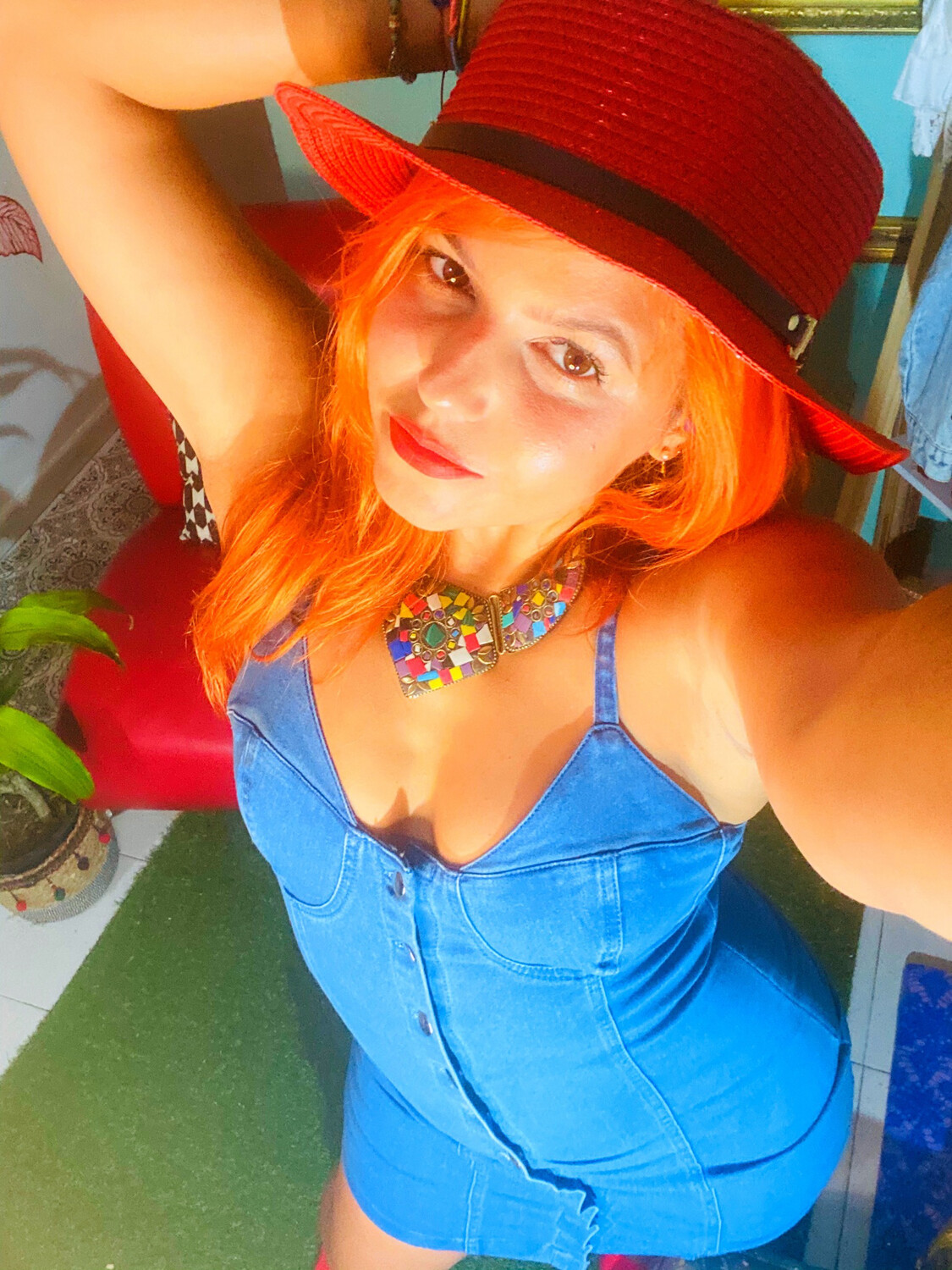 Denim dress