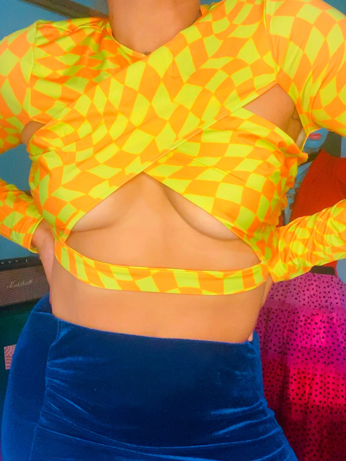 Yellow mellow sexy top