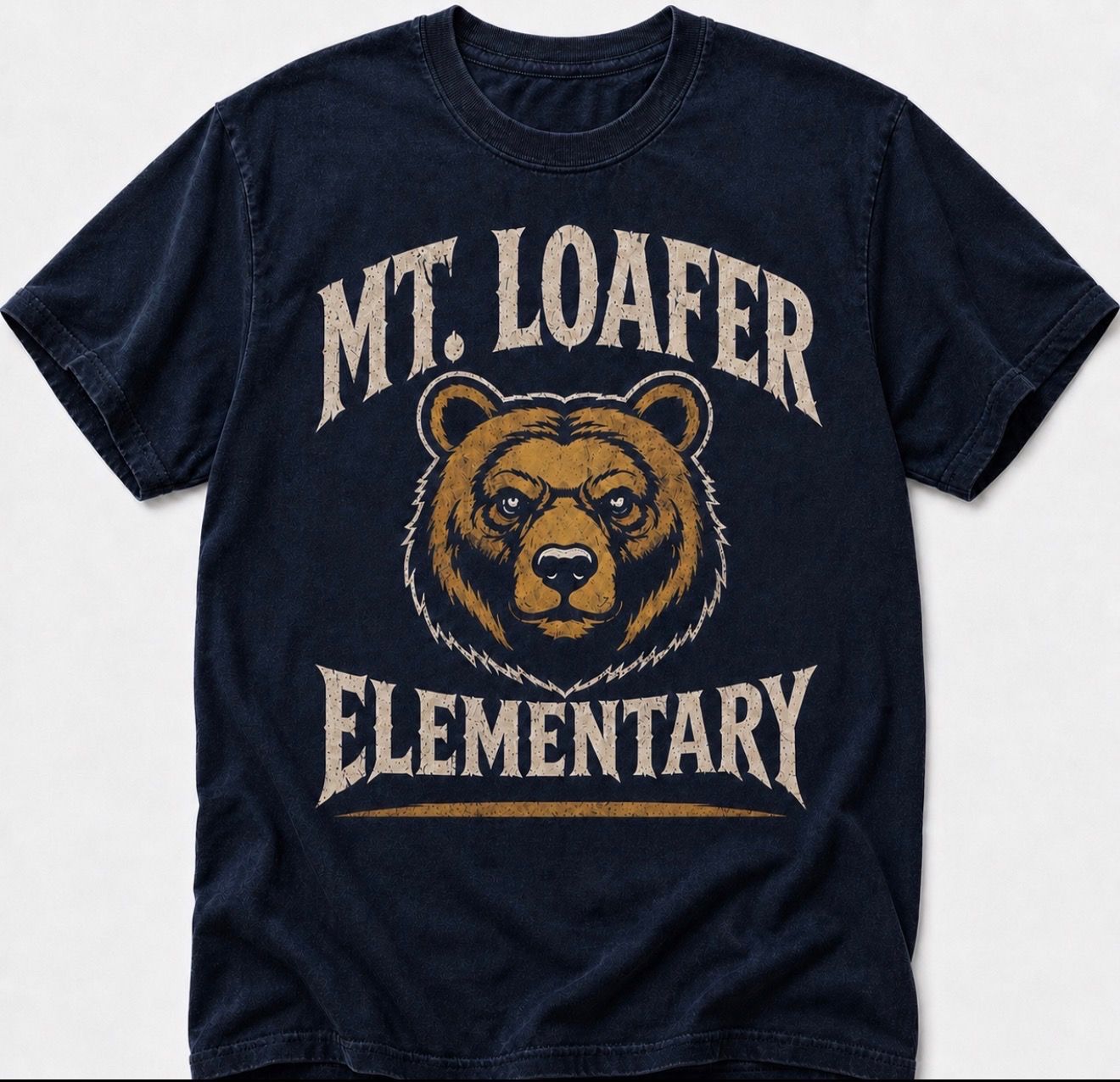 '26-27 Grizzly Spirit T-Shirt (Navy Blue)