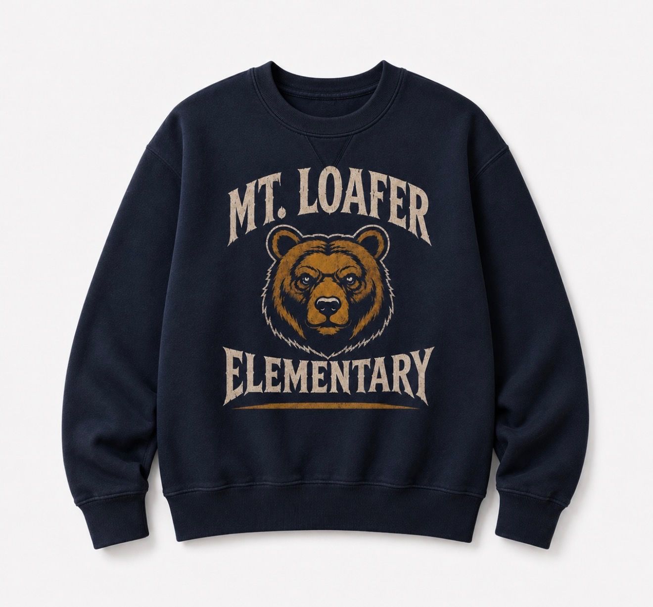 '26-27 Grizzly Spirit Sweatshirt (Navy Blue)