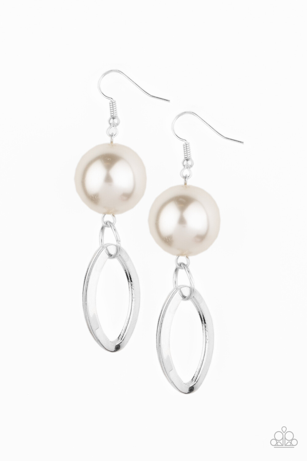 Big Spender Shimmer-White Earring