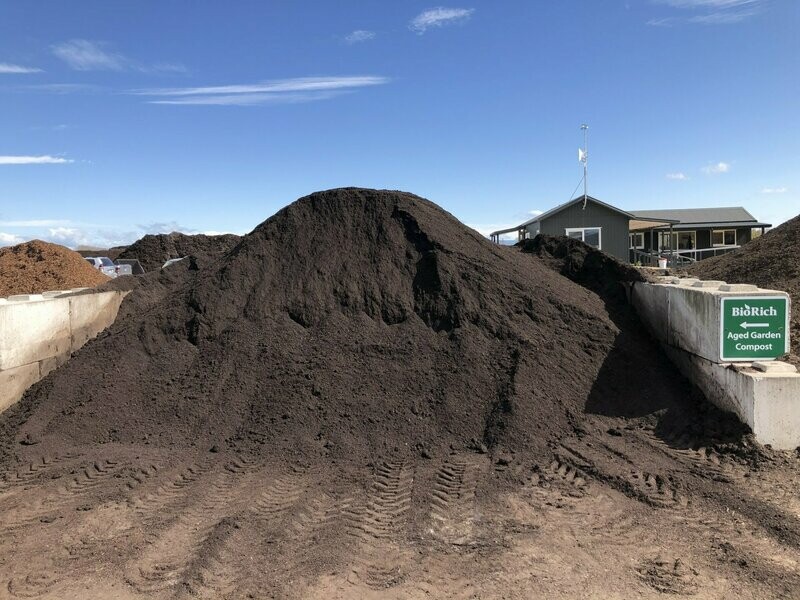 BioRich Organic Certified Aged Garden Compost (1 x Cubic Metre)