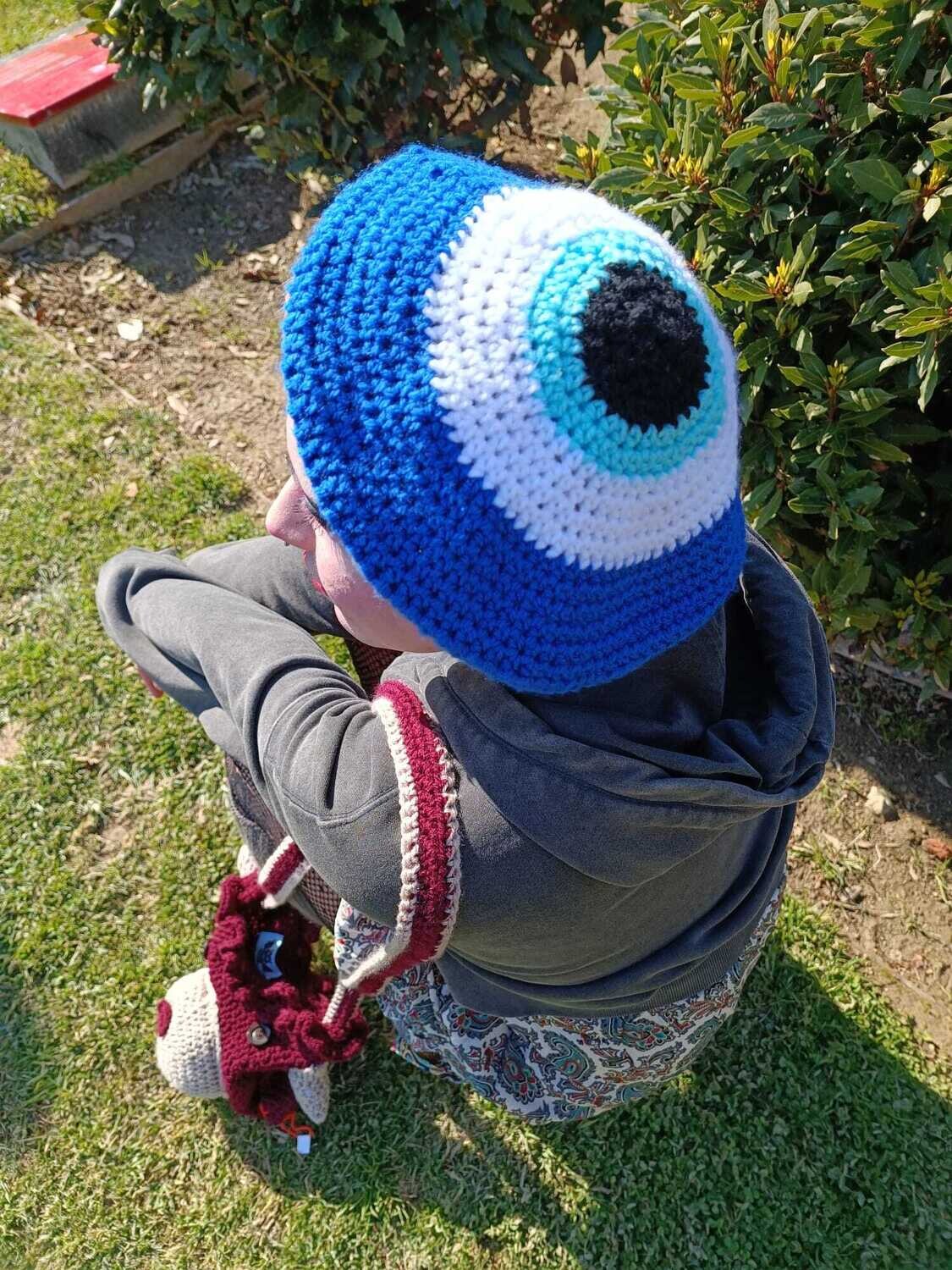 Crochet White Beret