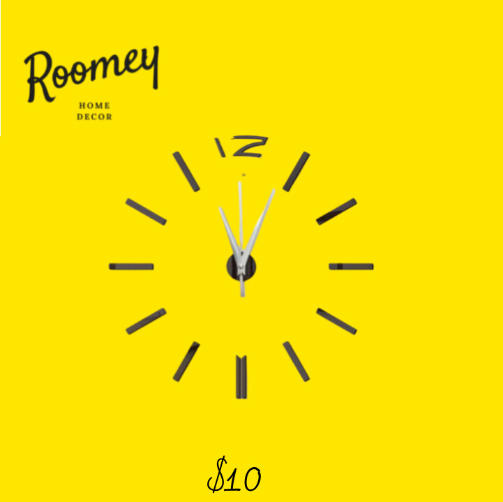 Modern Design Mini DIY Large Wall Clock