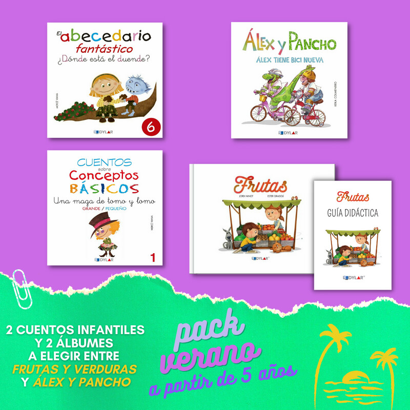 2 álbumes ilustrados + guías pedagógicas + 2 cuentos infantiles