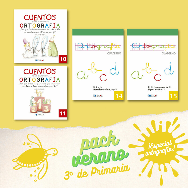 Pack especial ortografía - 3º curso